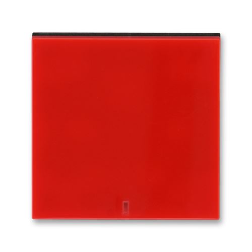 ABB 3559H-A00655 65 Kryt s červeným průzorem LEVIT červená/kouřová černá