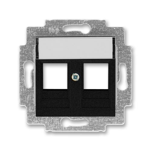 ABB 5014H-A01018 63 LEVIT Kryt zásuvky komunikační onyx