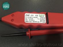 ELECO zkoušečka napětí a fází ZNF-01 červená, sled fází, rozsah 12-400V (4)