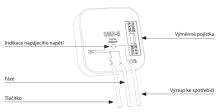 ELKO-Ep SMR-S Základní stmívač pod vypínač do KP68 3 vodič, triak /230V (1)