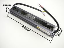 LED napájecí zdroj SLIM trafo 50W voděodolné IP67 12V /SLIM-12V-50W/ (2)