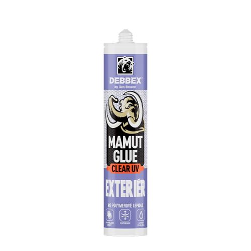 Den Braven MAMUT GLUE Clear UV montážní lepidlo transparentní, odolný UV 290ml