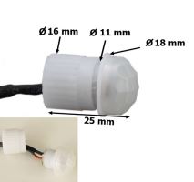 PIR senzor MINI IS24 pohybové čidlo do panelu s relé kontaktem tedy pro LED 360° 220-240V IP20 6m (8)