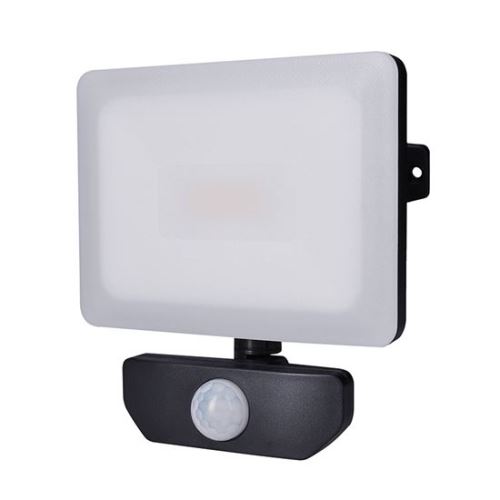 SOLIGHT WM-20WS-Q LED reflektor Quick se sensorem, 20W, 850lm, 4000K, IP44, černý
