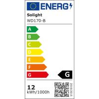 Solight WD170-B černý kulatý přisazený LED panel s možností měnění CCT 12W 900lm 3000K/4000K/6000K (6)