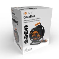 SOLIGHT PB33 prodlužovací kabel 25m 3x1,5 na bubnu IP44 gumový (6)
