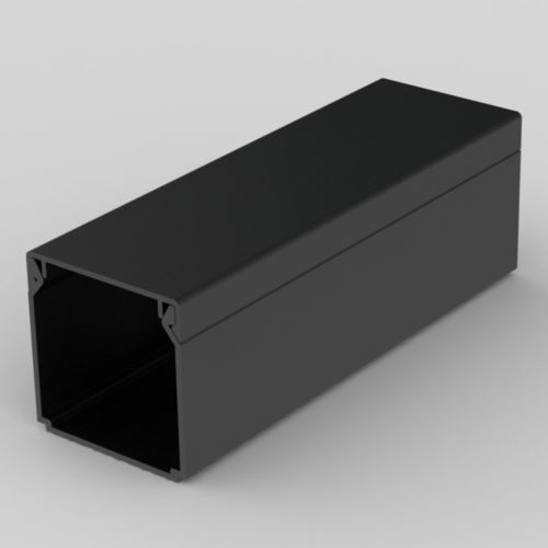 Kopos LHD 40x40 FD černá plastová lišta vkládací pro uložení vodičů 2m (20m = balení)