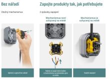 LEGRAND PLEXO 069790L tlačítko 1/0 IP55 montáž na povrch Antracit (3)