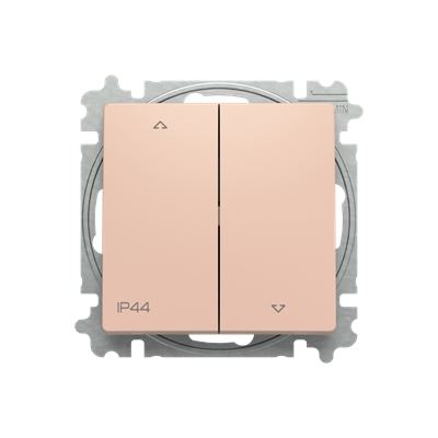 ABB 3559T-A88940 242 ZONI® s IP44 krytím, Ovladač žaluziový řazení č.1/0+1/0 PUDROVÁ