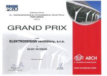 Soler&Palau SILENT 100 CZ DESIGN SWAROVSKI SILVER ventilátor - zpětná klapka, kuličková ložiska, tichý chod, čelní panel 100mm (2)