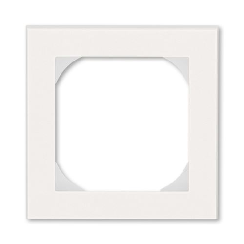 ABB 3901H-A05510 68 LEVIT Rámeček jednonásobný s otvorem 55x55 perleťová/ledová bílá