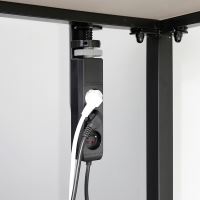 Solight PP105C-PD20 upínací prodlužovací kabel 2m s 3x zásuvka 230V,1x USB-A, 2x USB-C s vypínačem černý (9)