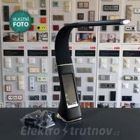 SOLIGHT WO46-B Stolní LED lampička černá kůže a třemi stupni svícení 6W 300lm 4100K NW (3)