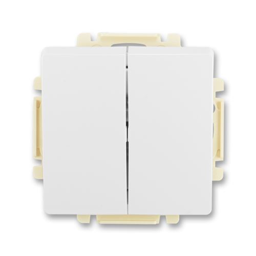 ABB 3557G-A87340 B1 Swing®, Swing®L Ovladač zapínací dvojitý, jasně bílá