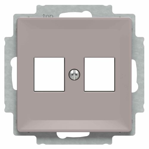 ABB ZONI® 5014T-A02018 244 Kryt zásuvky komunikační GREIGE plochý
