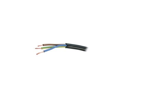 Kabel CYSY H05VV-F 3x0,75 černá PVC izolace slaněné licny ohebný vodič