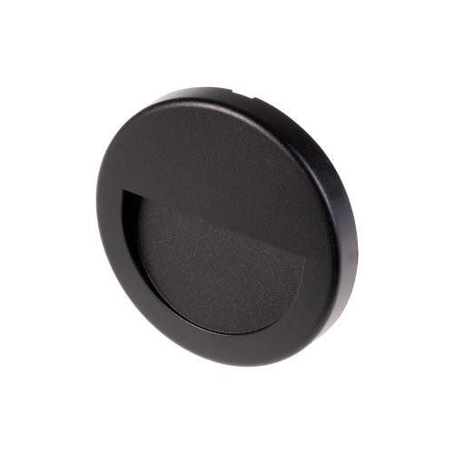 LED černé orientační svítidlo vestavné CW, 3W, IP65, 230V