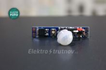 LED PIR 10A pohybové čidlo/spínač do hliníkového profilu 7-30V DC, 10A (1)