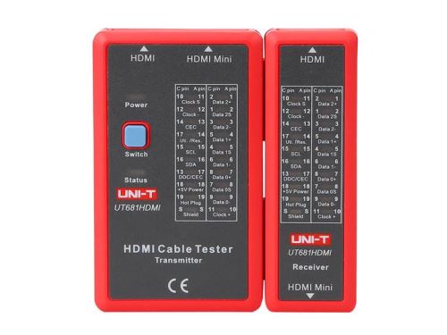 UNI-T UT681 Tester průchodnosti a správného zapojení kabelu HDMI