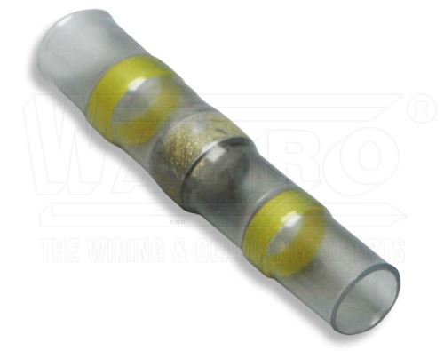 WAPRO spojka s pájecím cínem žlutá SSSN-60-20 se smršťovací bužírkou 4,0-6,0mm2