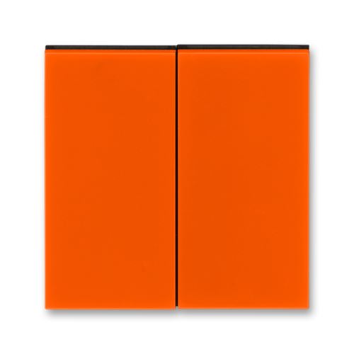 ABB 3559H-A00652 66 Kryt dělený LEVIT oranžová/kouřová černá