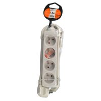 SOLIGHT PP20 Prodlužovací kabel 4zásuvky/1,5m 3x1mm2 Bílá (3)