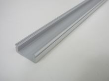 LED profil N8 stříbrný nástěnný - bez krycí lišty 1m