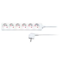SOLIGHT PP63 Prodlužovací kabel 6zásuvky/5m 3x1mm2 Bílá