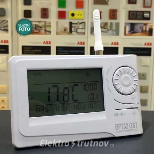 Elektrobock BT 32 GST (dříveBPT 32 GST) bezdrátový digitální termostat s GSM modulem