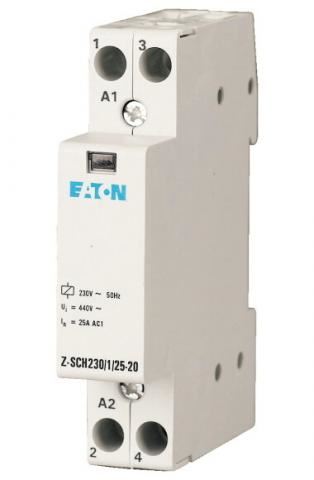 Eaton Z-SCH230/1/25-20 230V AC instalační stykač 25A 2Z 120853