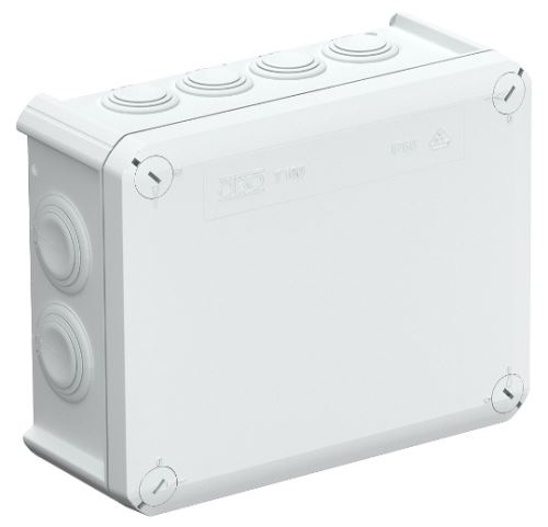OBO krabice T160 odbočná s víkem, krytí IP66 190x150x77mm /2007093/