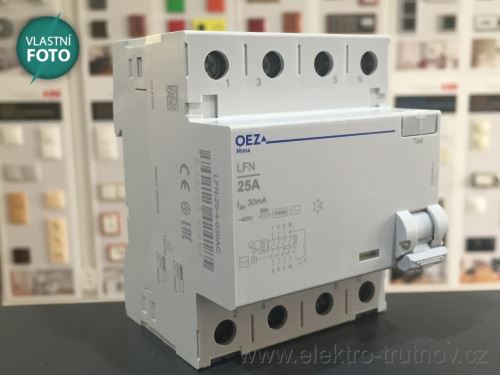 OEZ Proudový chránič LFN-25-4-030A 25A typ A /42451/