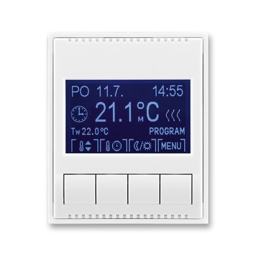 ABB 3292E-A10301 03 termostat univerzální Element/TIME  bílá/bílá
