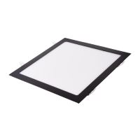 Zápustný LED panel 24W čtverec černý WW 300x300mm, teplá bílá /BSN24-LED-WW/