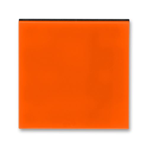ABB 3299H-A00100 66 Kryt stmívače s krátkocestným ovladačem LEVIT oranžová/kouřová černá