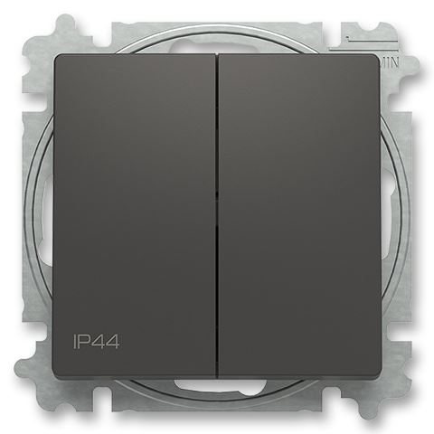 ABB 3559T-A05940 237 ZONI® s IP44 krytím, Přepínač sériový řazení č.5 MATNÁ ČERNÁ