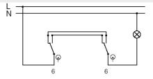 ABB 3557G-A06940 D1 Swing®L IP44 Spínač střídavý, s krytem, řazení č.6, upevnění drápky, béžová (2)