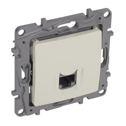 Legrand NILOÉ zásuvka datová RJ45 (CAT6 UTP) BÉŽOVÁ /764673/