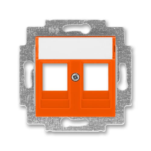 ABB 5014H-A01018 66 Kryt zásuvky komunikační LEVIT oranžová