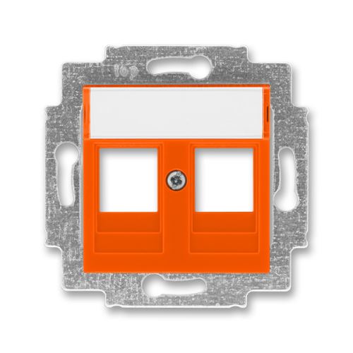 ABB 5014H-A01018 66 LEVIT Kryt zásuvky komunikační oranžová