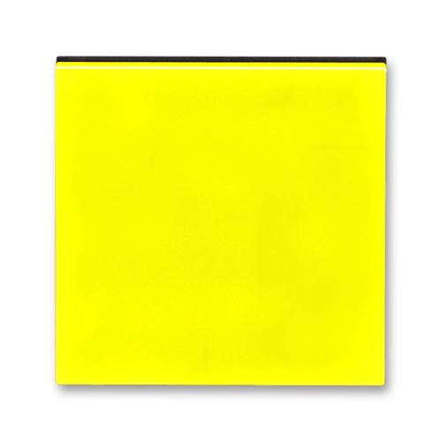 ABB 3559H-A00651 64 Kryt jednoduchý LEVIT žlutá/kouřová černá