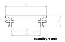 LED profil TUBE nástěnný (3)