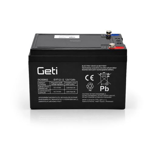 GETI Baterie trakční olověná 12V 12Ah pro elektromotory