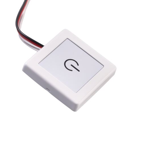 NDS1 dotykový vypínač i stmívač 12-24V pro LED pásky bílý pod linku