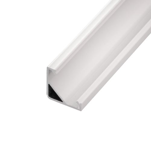 LED hliníkový profil R6W bílý rohový