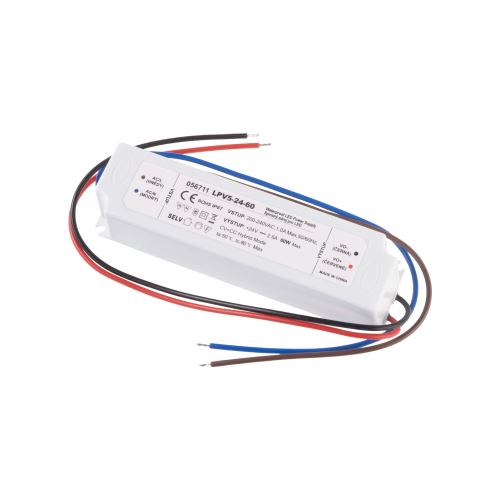 LED zdroj 24V 60W CV+CC hybrid zdroj s konstantním napětím a zárukou 5 let