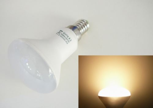 LED směrová žárovka 5W 350lm s paticí E14 (malý závit)  S5W-180, WW teplá bílá