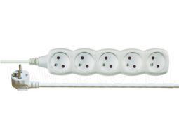 EMOS prodlužovací kabel 5zásuvka/3m bílá P0513
