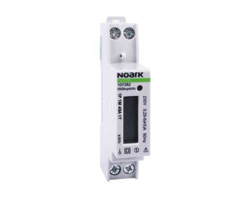NOARK EX9EM 1P 1M 32A 1T /107286/ jednotarifní instalační elektroměr přímé měření s LCD 1M