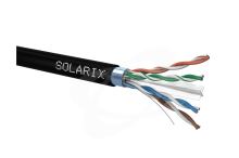 Solarix SXKD-6-FTP-PE Datový stíněný venkovní kabel FTP PE CAT 6 /27655194/ (500m cívka)
